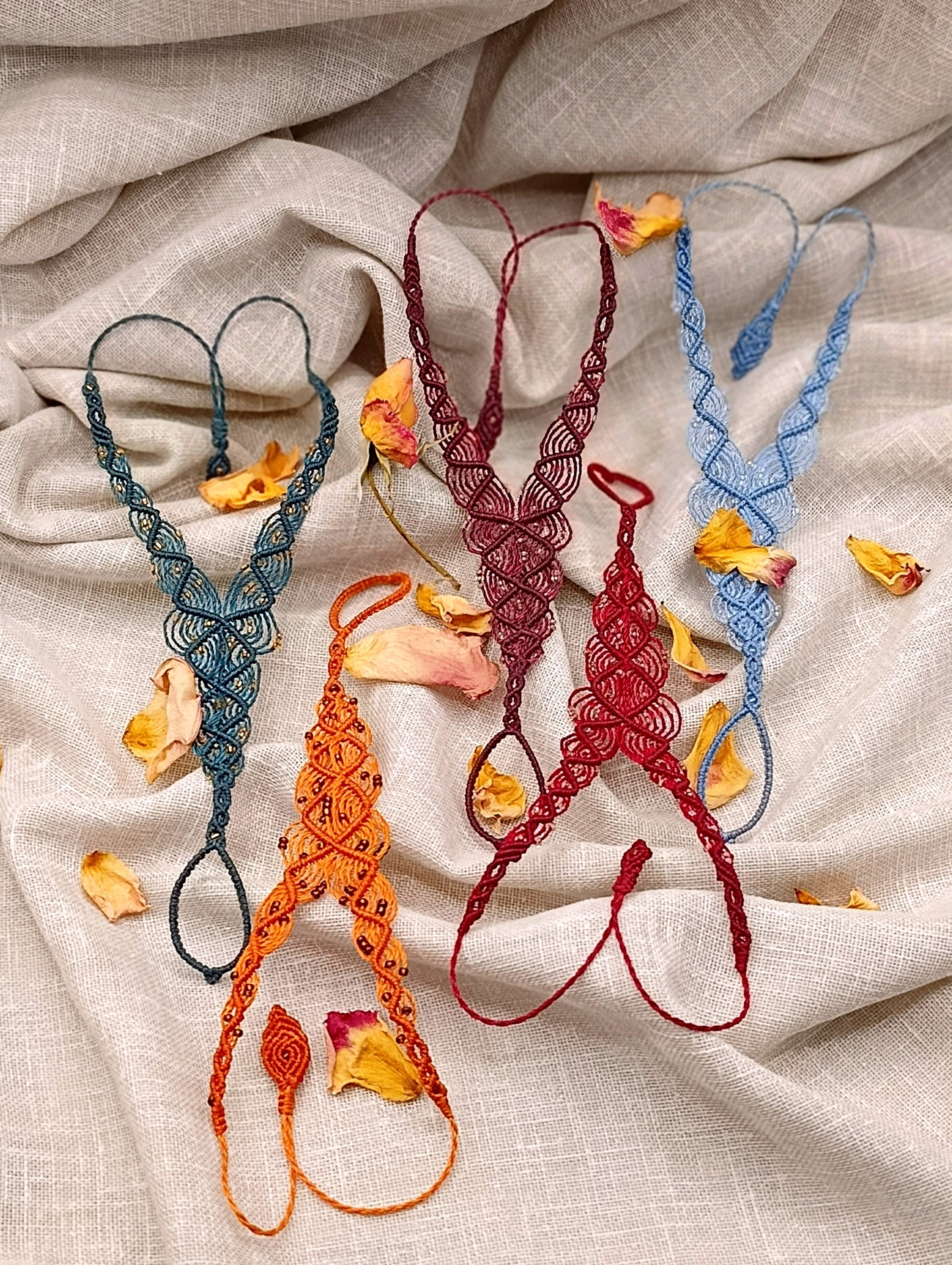 Gantelet Délicatesse - Micro Macramé