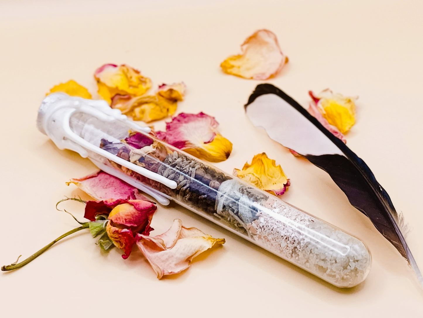 Charme en Bouteille - Protection et Positivité - Porte bonheur Magie Blanche