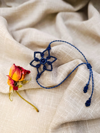 Bracelet Mandala - Lithothérapie & Micro Macramé