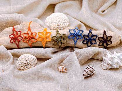 Bracelet Mandala - Lithothérapie & Micro Macramé