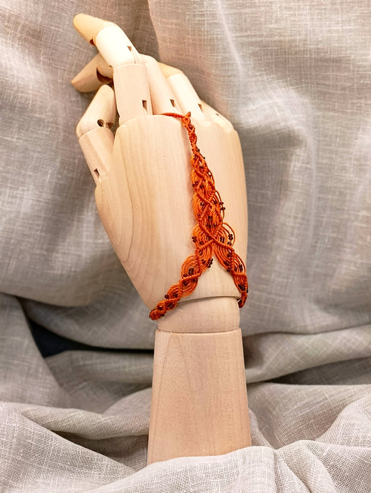 Gantelet Délicatesse - Micro Macramé