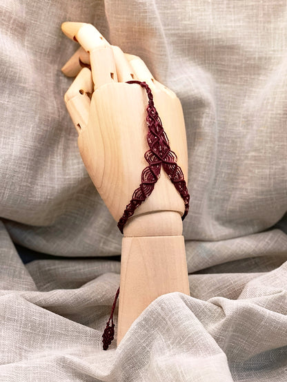 Gantelet Délicatesse - Micro Macramé