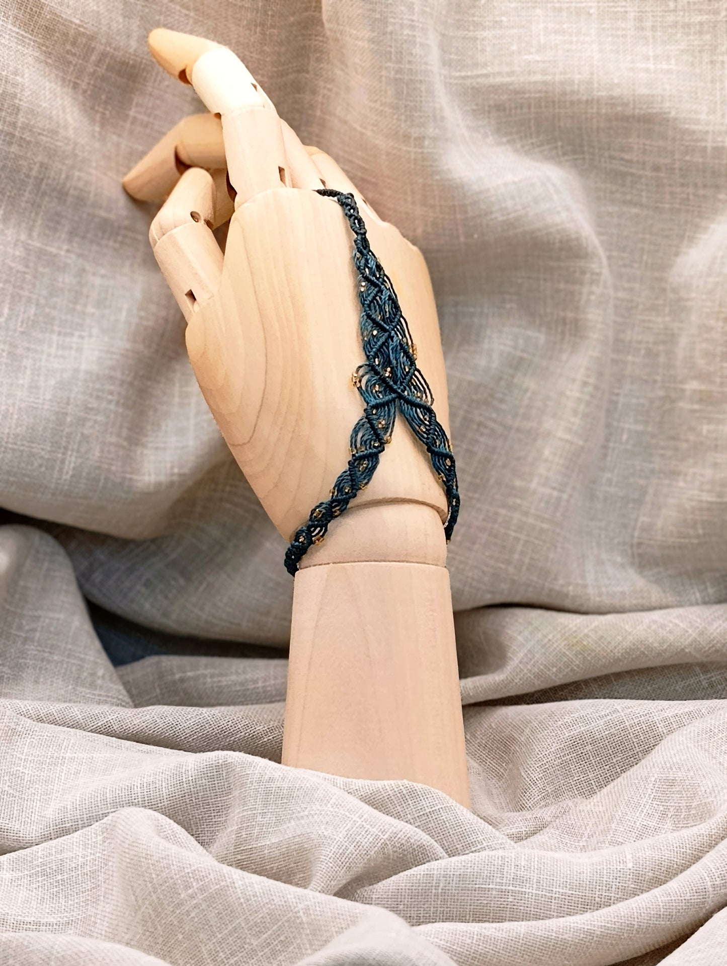 Gantelet Délicatesse - Micro Macramé