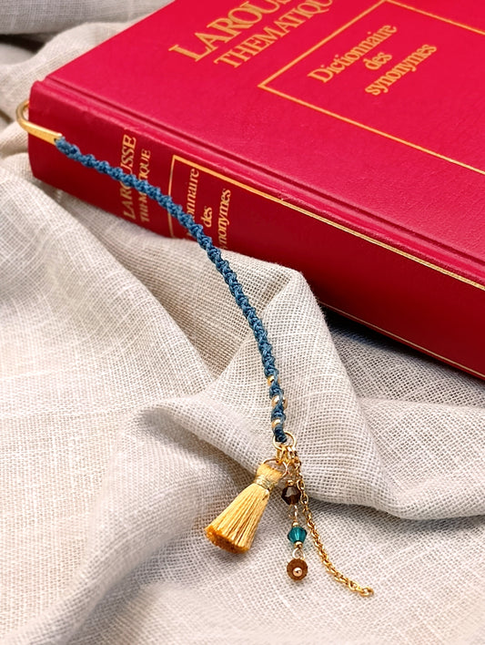 Marque-page Plot Twist - Micro Macramé